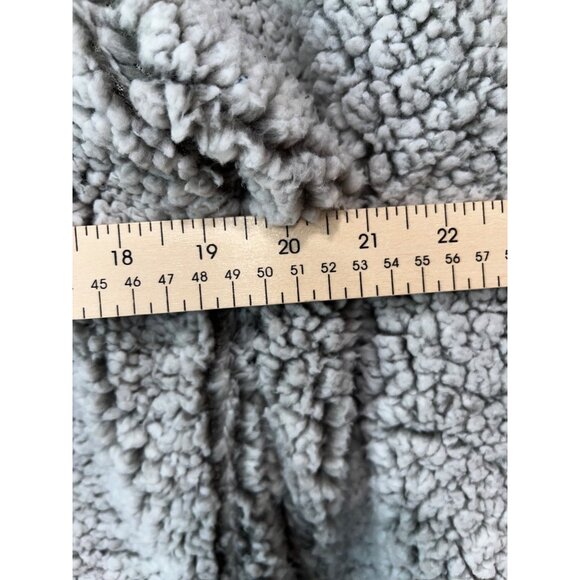 Simply Southern‎ Womens Hooded Sherpa Jacket M Gray - Picture 4 of 5